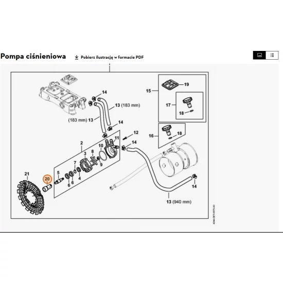 STIHL   Element złącza 4244 162 3100