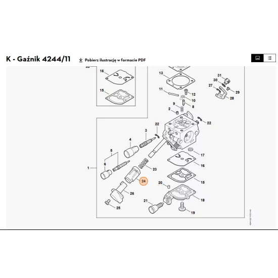 STIHL   Prowadnik 4244 182 7200