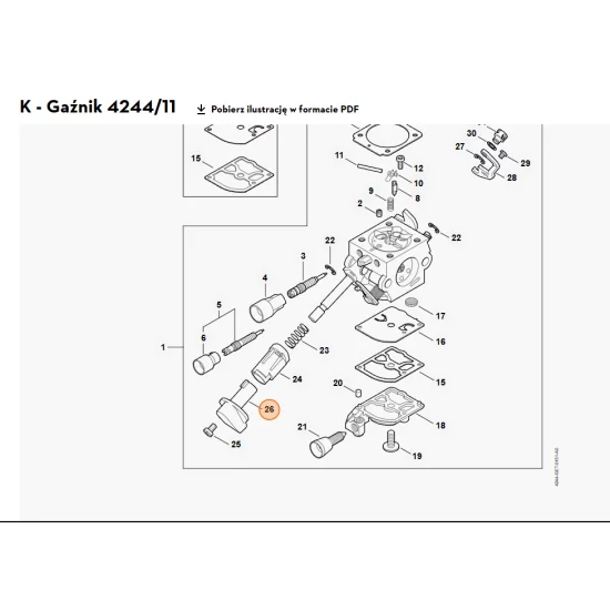 STIHL   Pokrętło 4244 182 9502