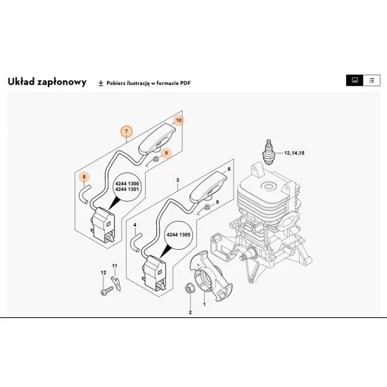 STIHL  Moduł zapłonowy 4244 400 1303