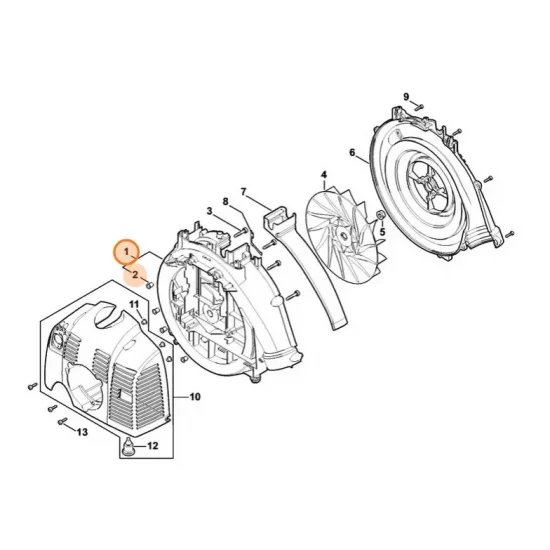 Obudowa dmuchawy, opryskiwacza STIHL SR 450