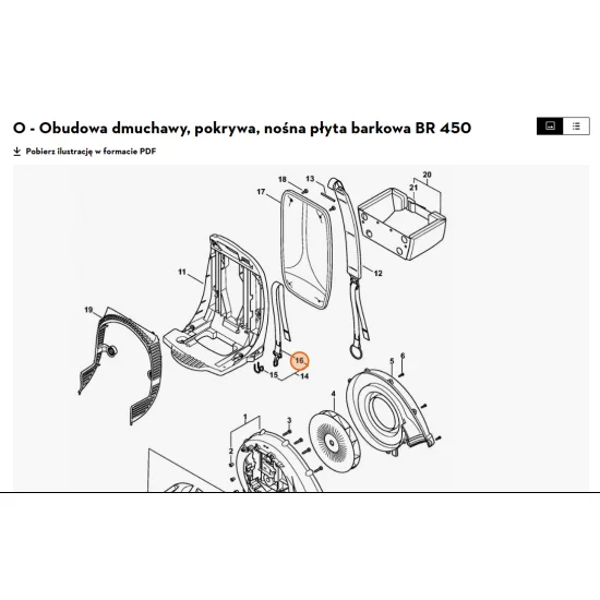 STIHL  Haczyk z zamknięciem karabinkowym i pasem 4244 710 6900