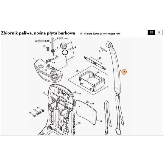 STIHL   Pas nośny 4244 710 9006