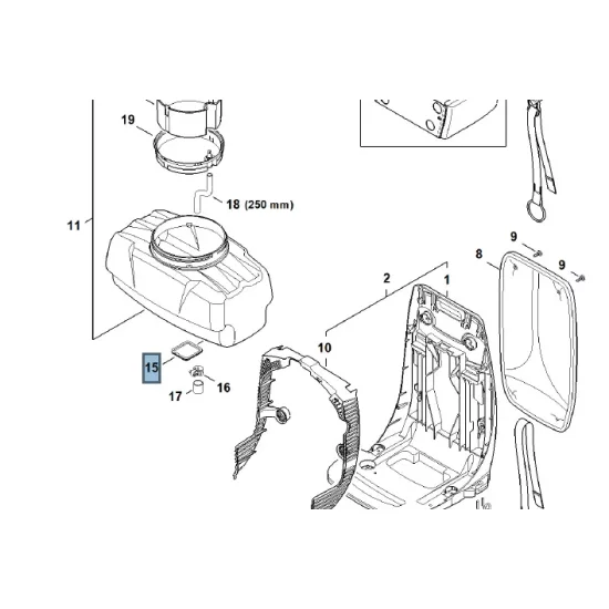 STIHL   Uszczelka 4244 719 0250