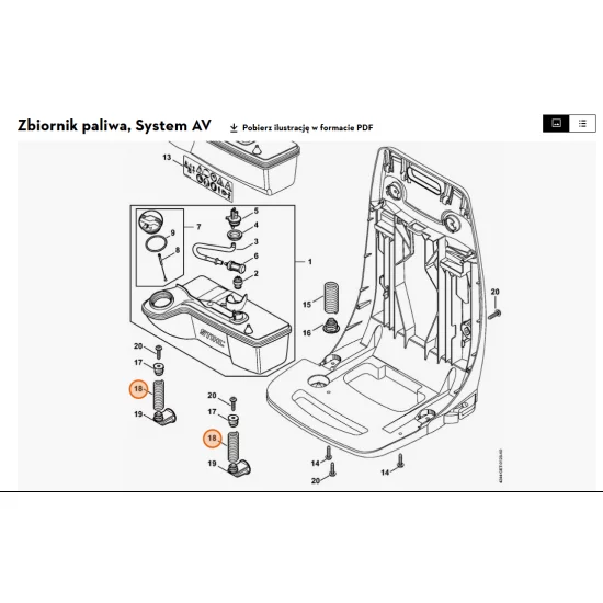 STIHL   Sprężyna 4244 791 3102