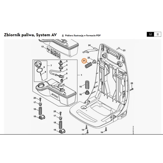 STIHL   Sprężyna 4244 791 3103