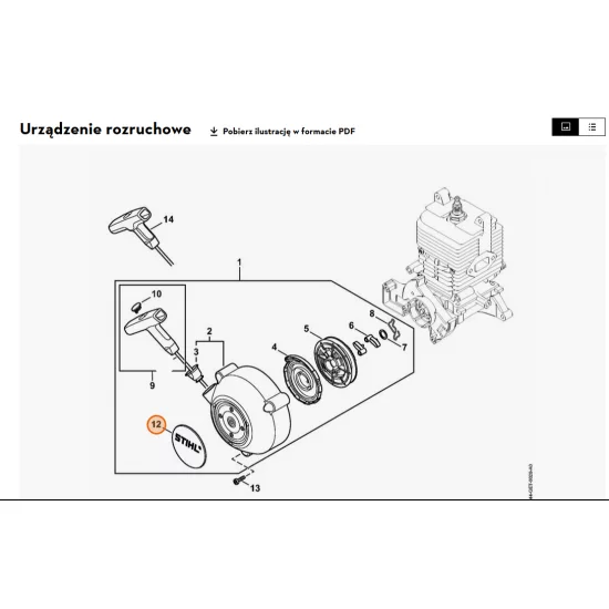 STIHL   Tabliczka z typem urządzenia SR 430 4244 967 1500