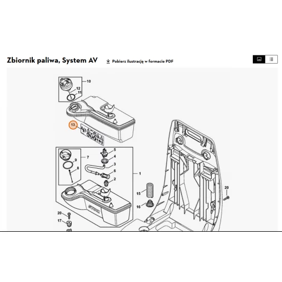 STIHL   Tabliczka ostrzegawcza SR 4244 967 4002