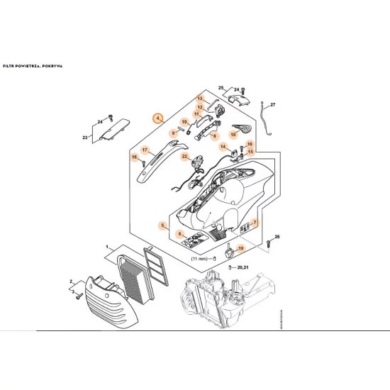 STIHL  Pokrywa 4250 080 1600