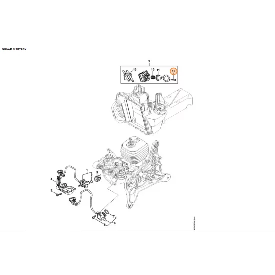 STIHL  Śruba M3x23,5 4250 122 7100