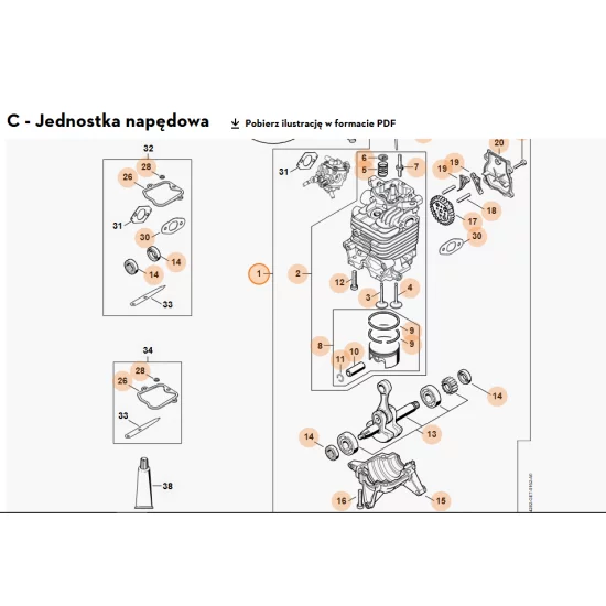 STIHL   Jednostka napędowa 4282 020 0203