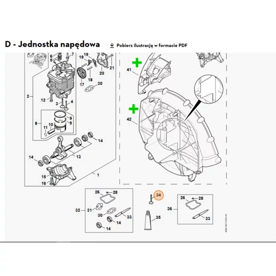 STIHL   Zawór wylotowy 4282 025 1901