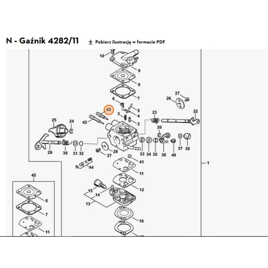 STIHL   Główna śruba regulacyjna 4282 122 6706