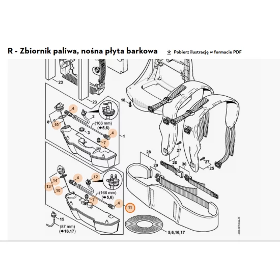 STIHL   Zbiornik paliwa 4282 350 0406