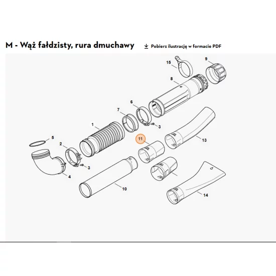 STIHL  Dysza okrągła prosta 4282 708 6302