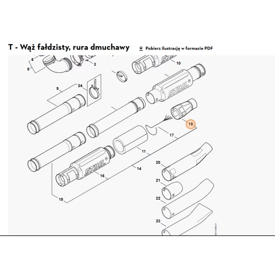 STIHL   Dysza okrągła prosta 4282 708 6370