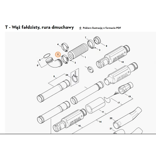 STIHL  Taśma zaciskowa 4282 708 8706