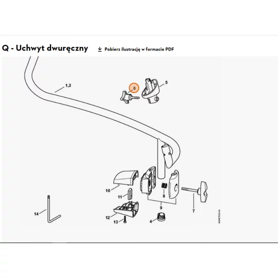 STIHL   Śruba skrzydełkowa 4282 710 9300