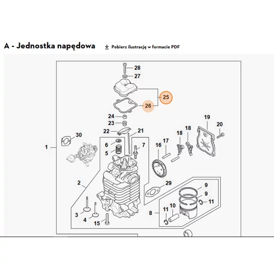 STIHL   Pokrywa zaworów 4283 020 1001