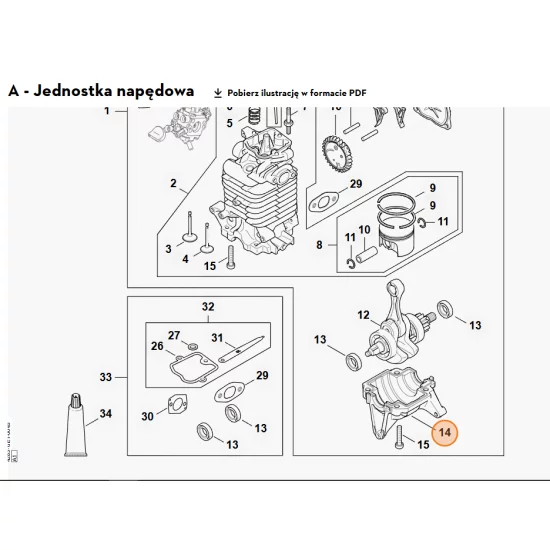 STIHL   Misa korbowa 4283 021 2500