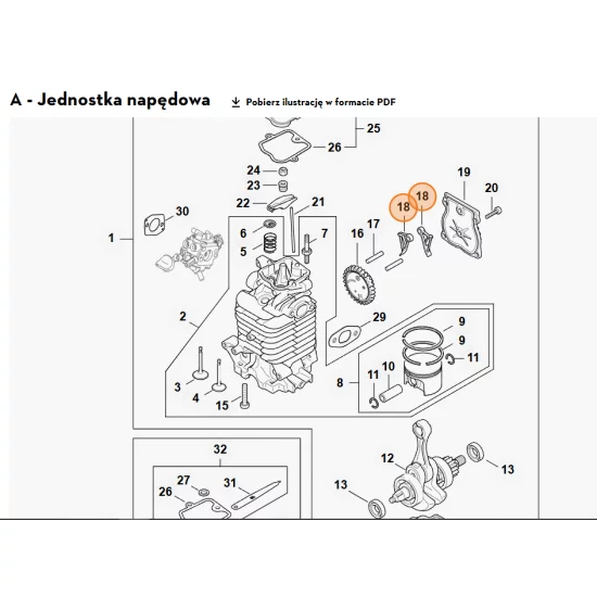 STIHL   Dźwignia zabierakowa 4283 038 1900