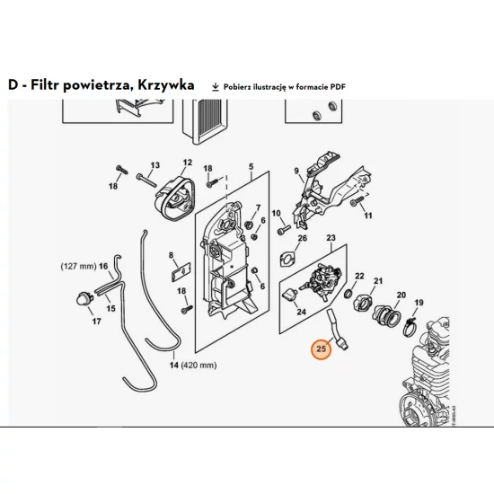 STIHL   Wąż 4283 141 8600