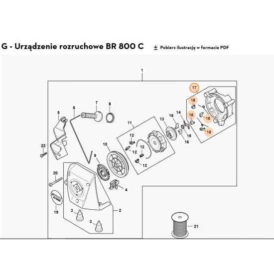 STIHL   Obudowa 4283 190 1723