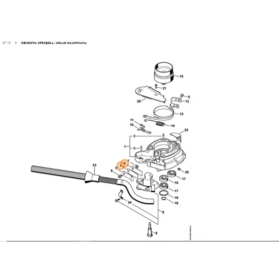 STIHL  Sprężyna piórowa 4311 162 7805