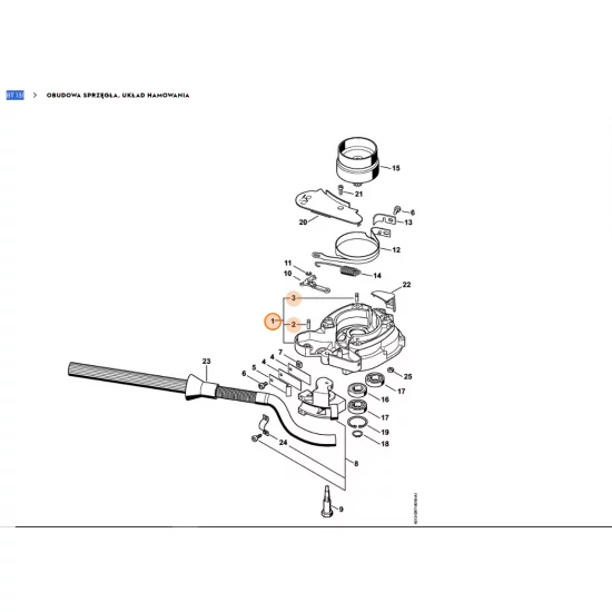 STIHL  Obudowa sprzęgła 4313 160 0603