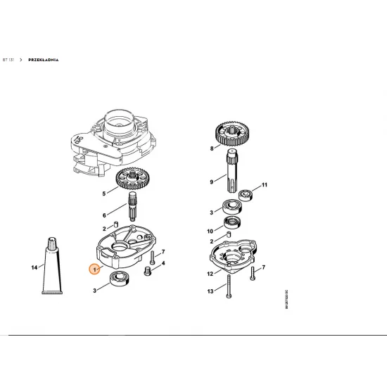 STIHL  Obudowa przekładni 4313 641 0301