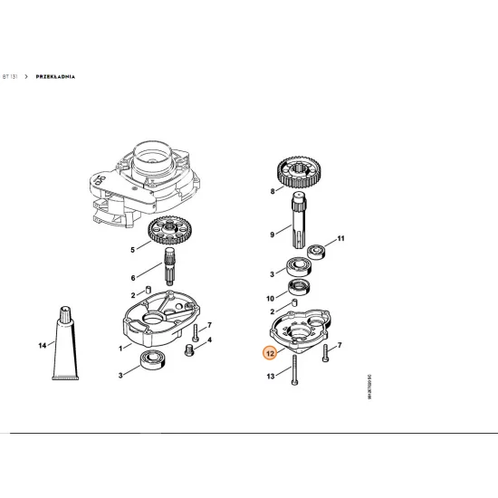 STIHL   Pokrywa przekładni 4313 641 0400