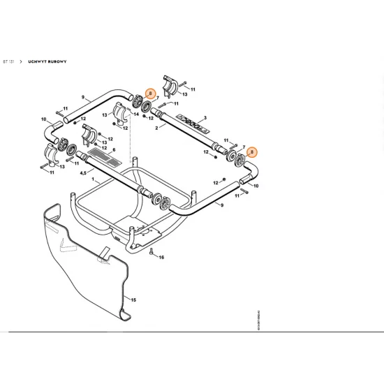 STIHL  Amortyzator gumowy 4313 792 9300