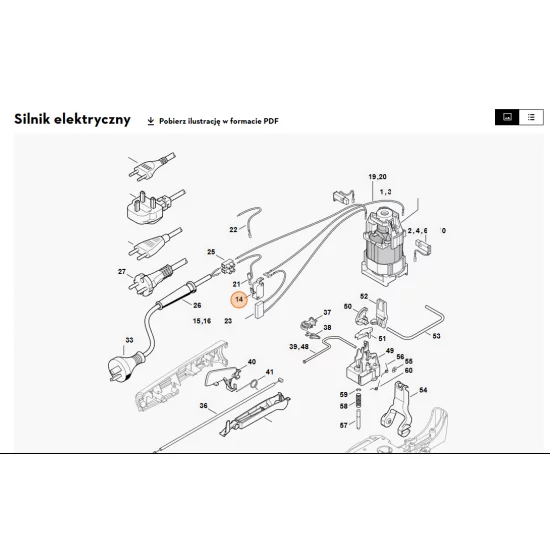 STIHL   Włącznik 4812 435 0302