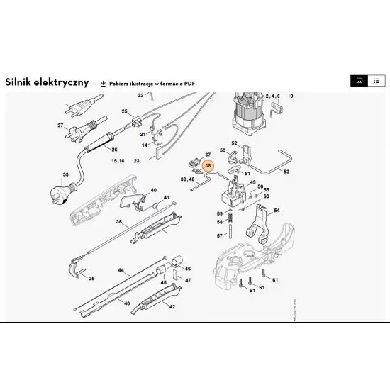 STIHL   Dźwignia 4812 435 7001