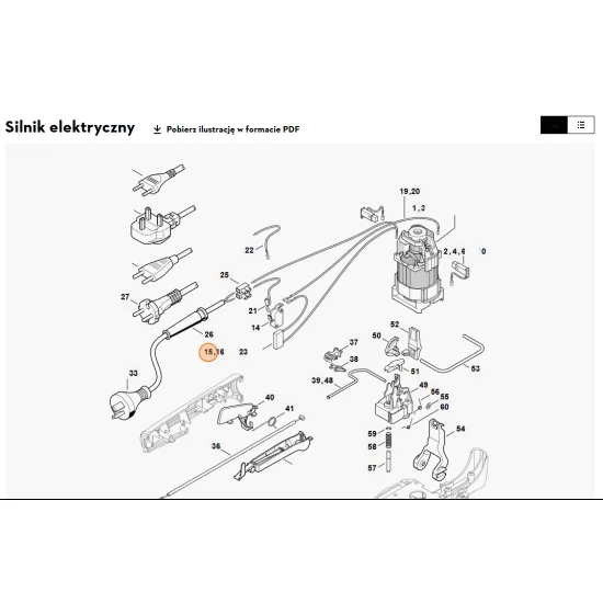 STIHL  Wiązka kabli 4812 440 3004