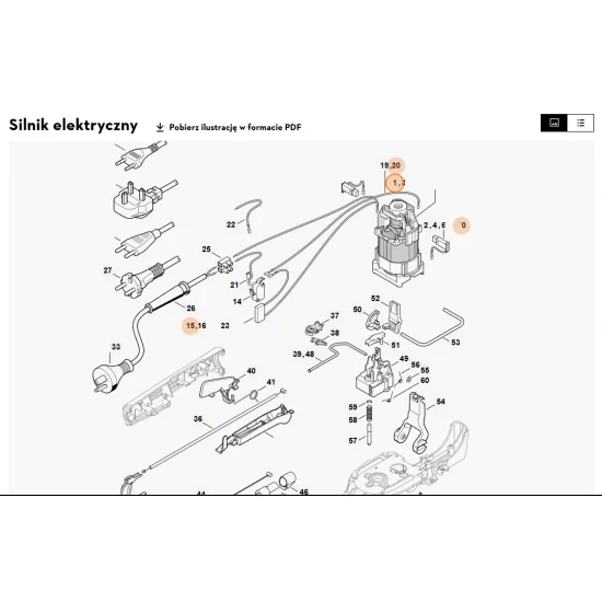 STIHL   Silnik elektryczny 230 V/50 Hz 4812 600 0254