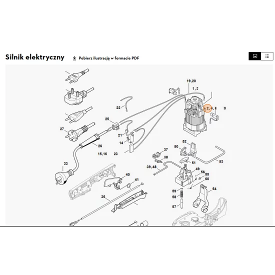 STIHL   Zestaw szczotek węglowych 4812 600 2701