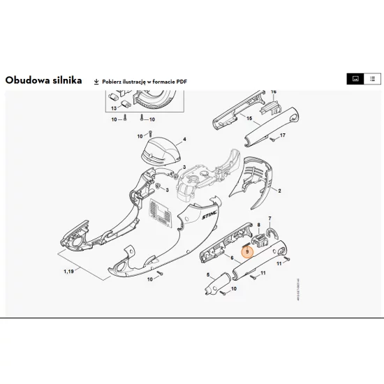 STIHL  Sprężyna dociskowa 4812 716 2404