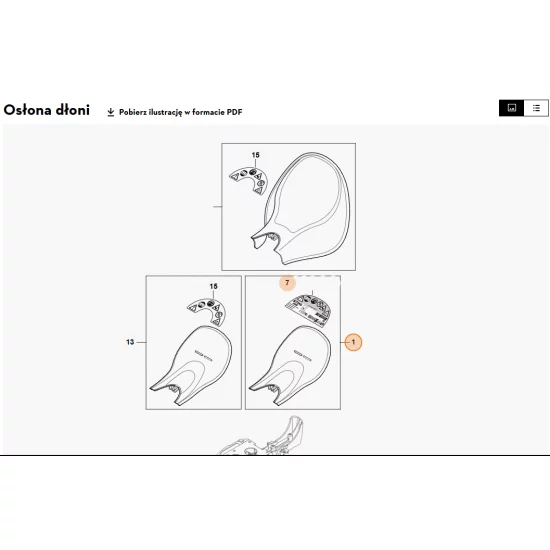 STIHL   Osłona dłoni 4812 790 9103