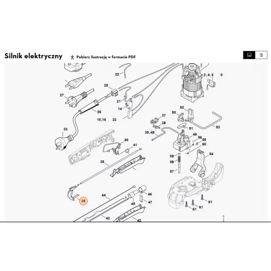 STIHL   Dźwignia przełącznika 4812 792 8805