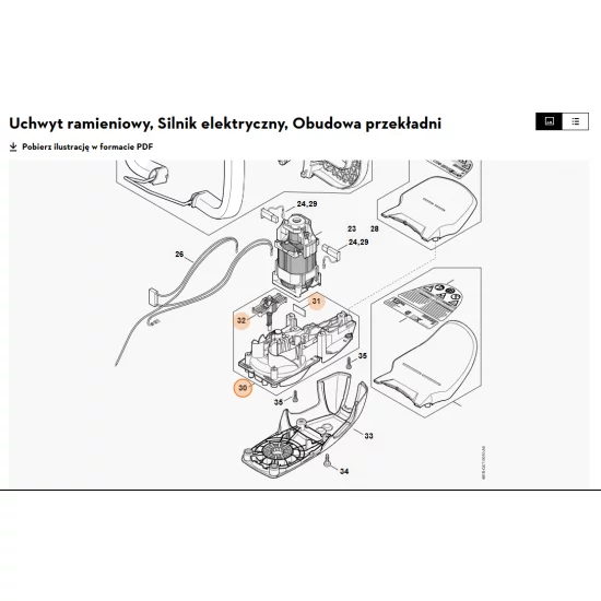 STIHL   Obudowa przekładni 4818 640 0500