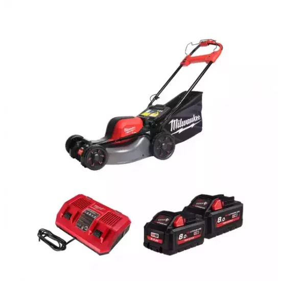 MILWAUKEE M18F2LM46-802 KOSIARKA Z NAPĘDEM 46CM zestaw 2 x aku 8Ah + ładowarka