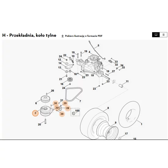 STIHL   Sprzęgło noża 6140 160 2001