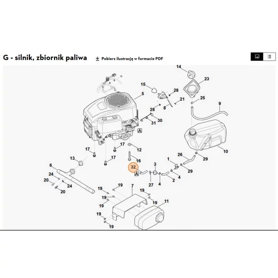 STIHL   Przewód elastyczny 6140 358 0800