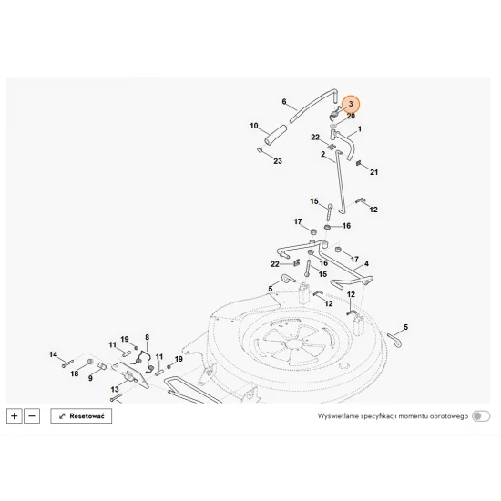 STIHL   Sprężyna kątowa 6140 703 4910