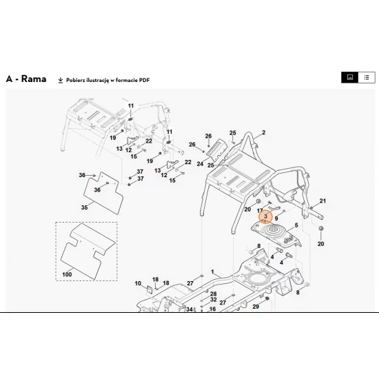 STIHL   Dźwignia 6140 703 6730