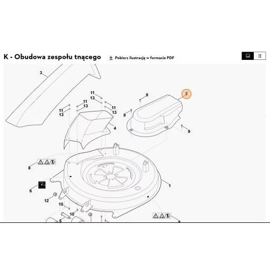 STIHL   Pokrywa 6140 706 2100