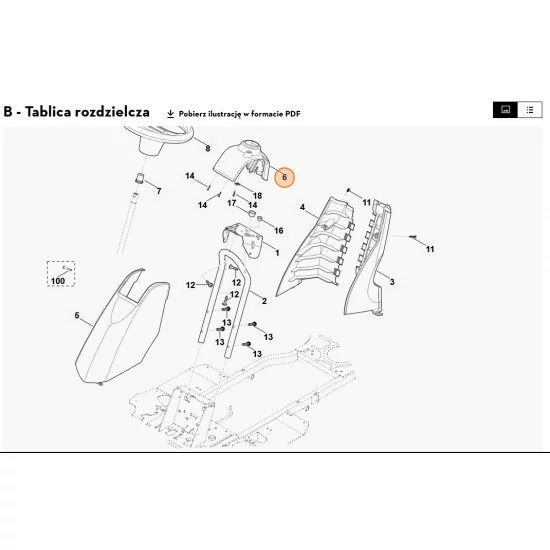 STIHL   Tablica rozdzielcza 6140 706 6200