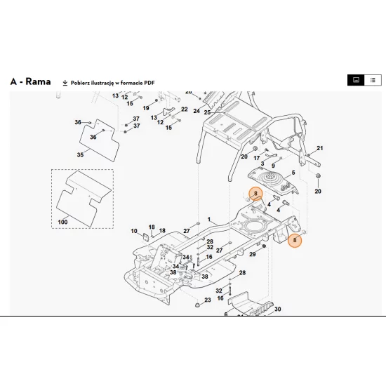 STIHL   Tulejka łożyska 6140 763 3000