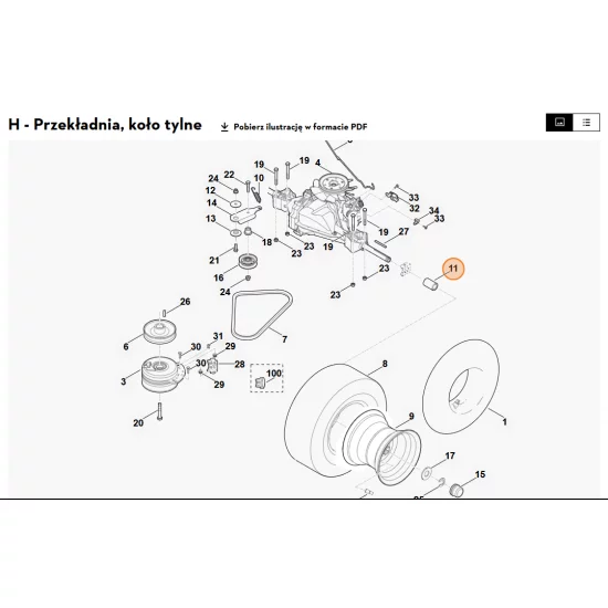 STIHL   Tulejka odległościowa 6140 764 2800